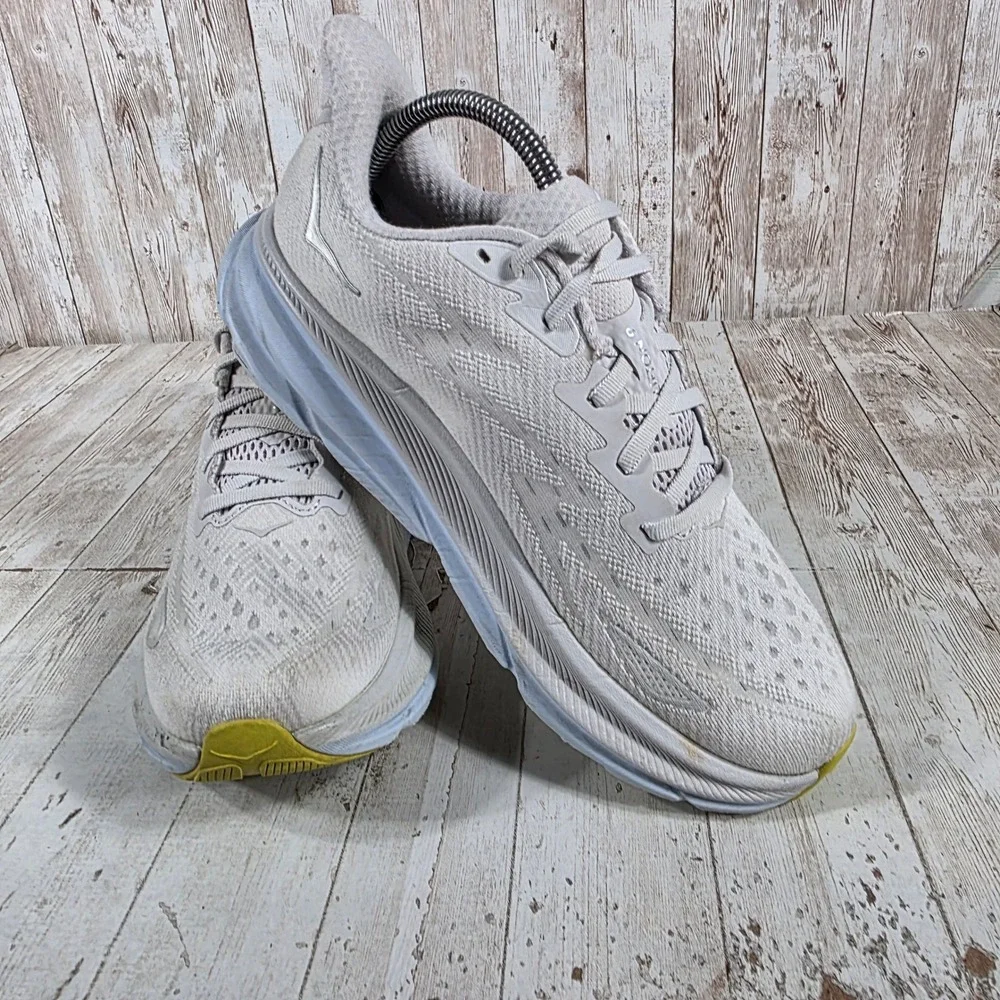 Hoka Clifton 9 Womens Running Shoes Nimbus Cloud Ice Water 1127896 NCIW Size 9B - Picture 6 of 9